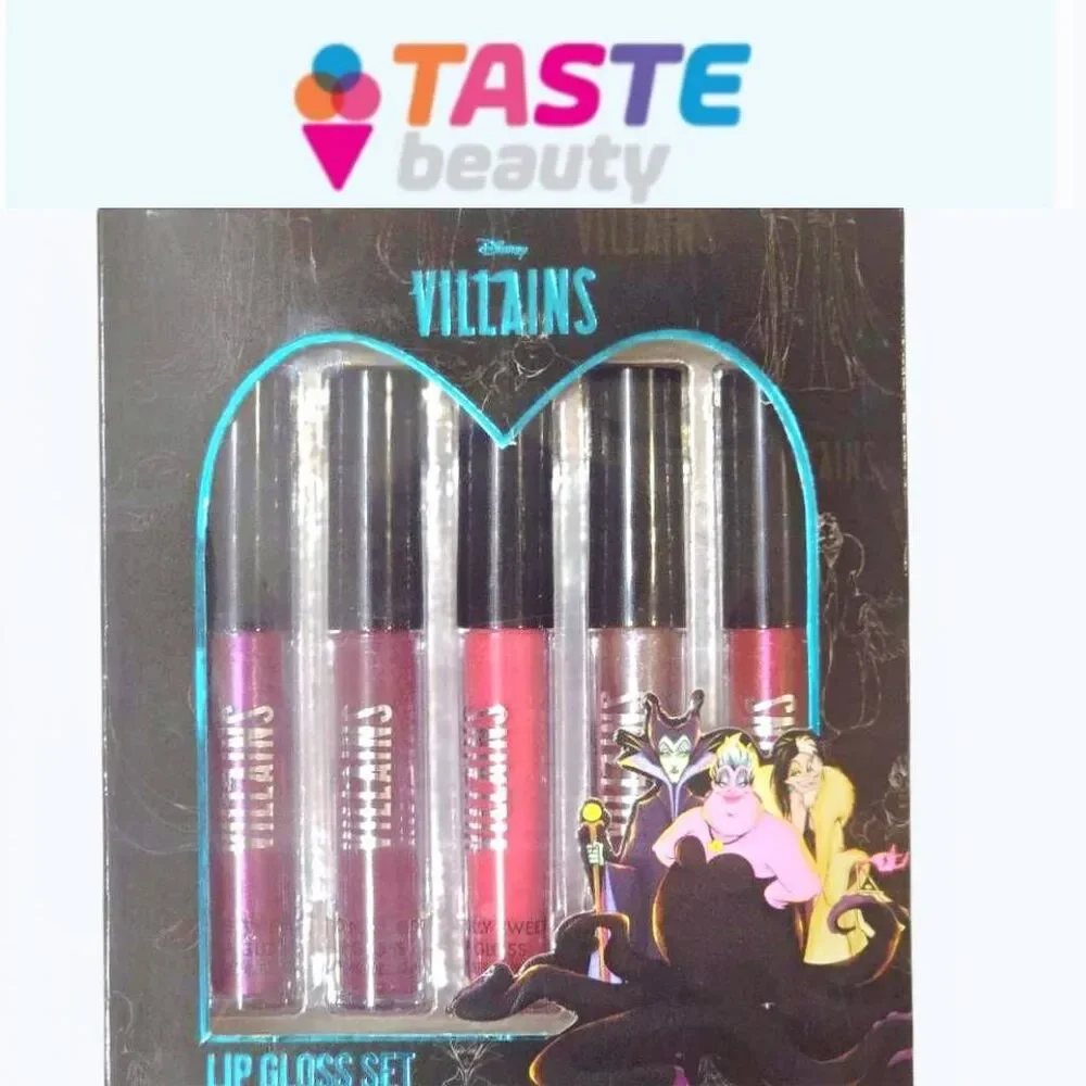 Taste Beauty Disney The Villians Lip Gloss Set‎